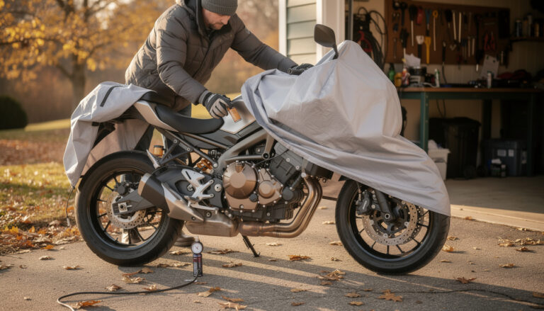 découvrez nos conseils pratiques pour bien préparer votre moto avant l’hiver et assurer sa protection durant la saison froide.